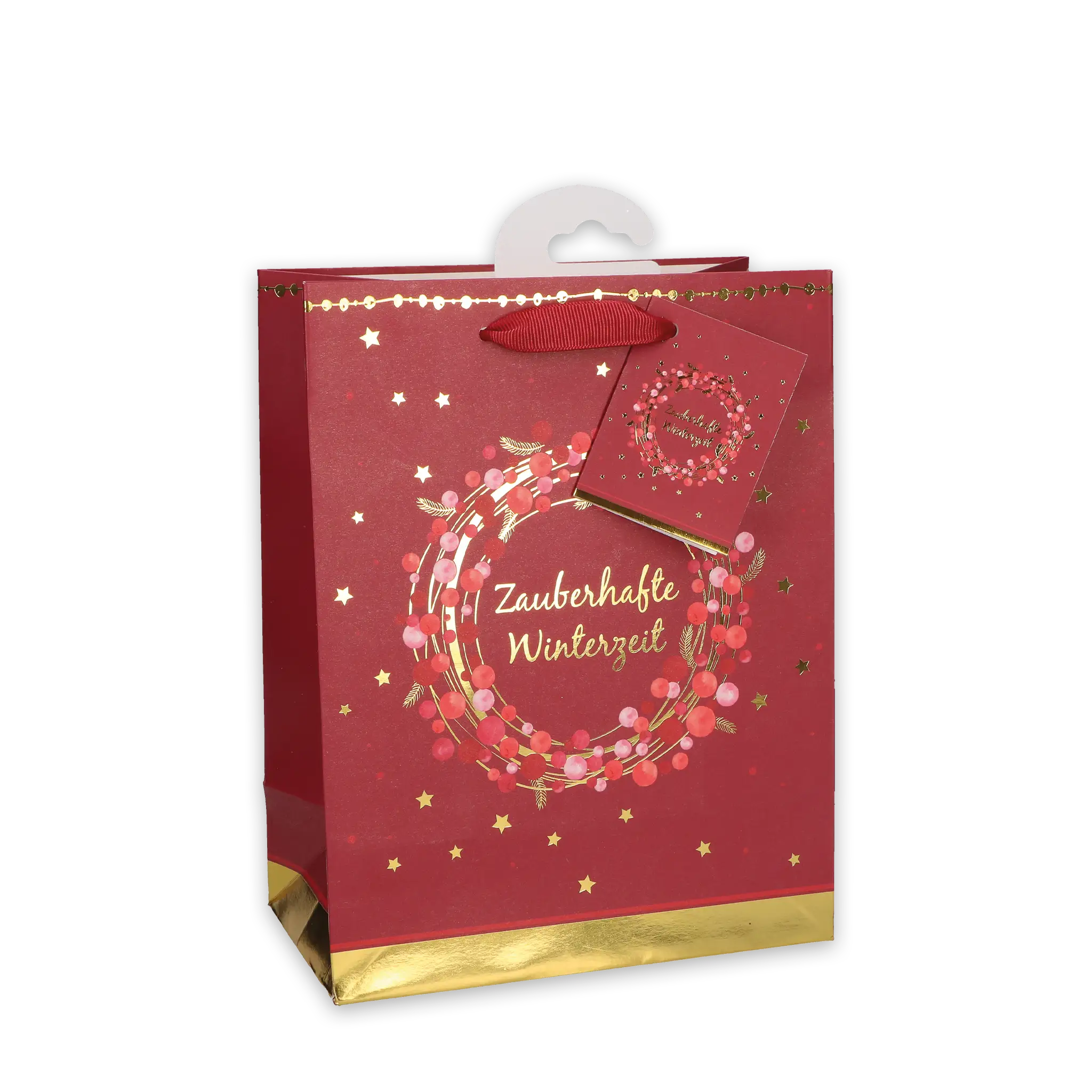 bonifatiuswerk-zauberhafte-winterzeit-geschenkt-te-gold-23cm image 1