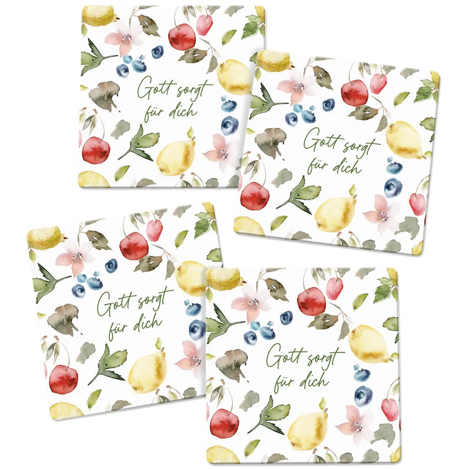 fontis-geschenke-gott-sorgt-f-r-dich-untersetzer-set-4-st-ck image 1