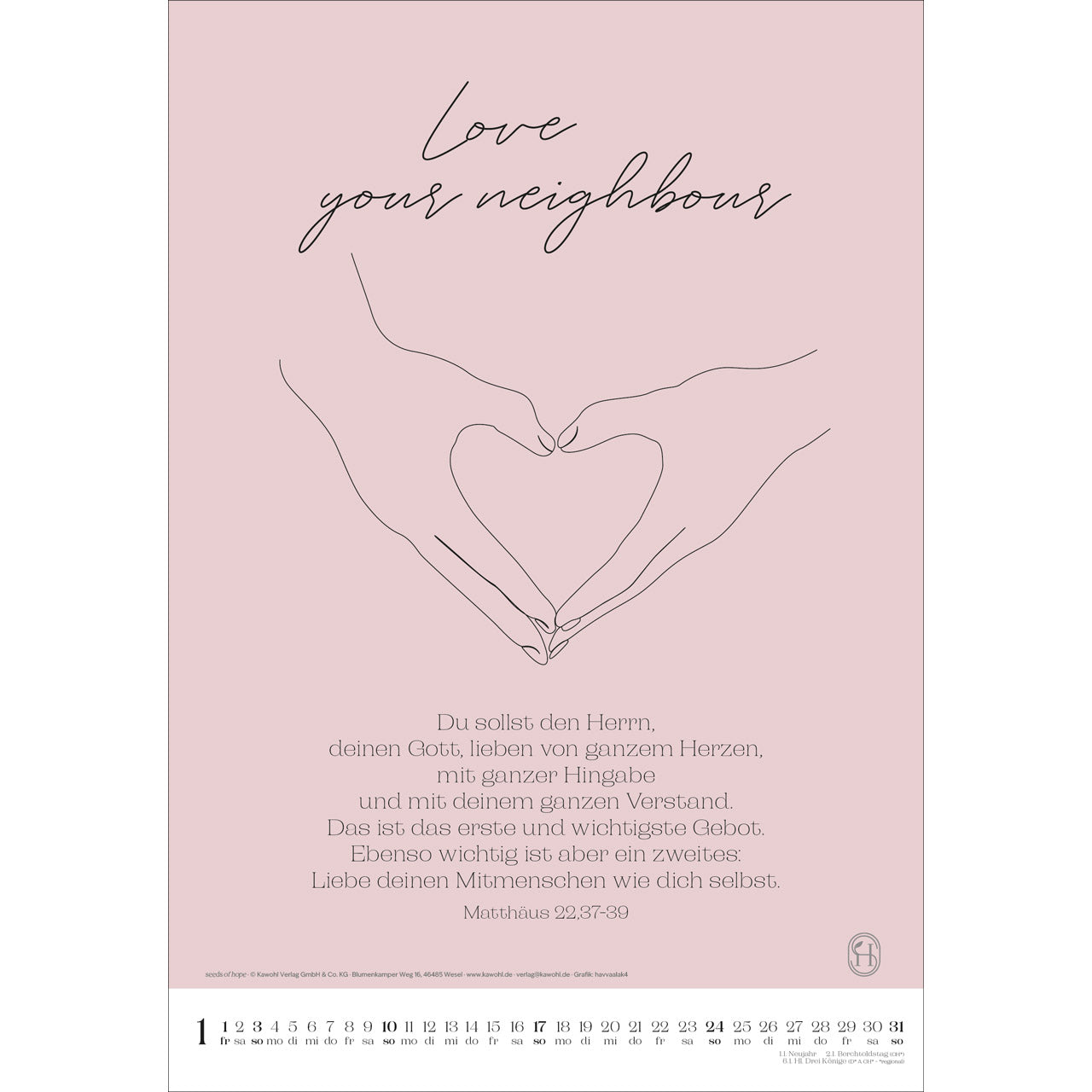 fontis-kalender-wonderfully-created-2027-wandkalender-line-art image 3