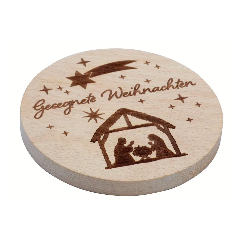 fontis-gesegnete-weihnachten-untersetzer-set-buchenholz image 1