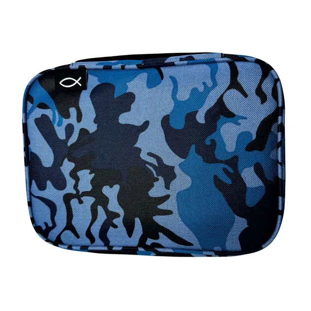 fontis-geschenke-bibeltasche-ichthys-xl-blau-nylon-16x23-cm image 1