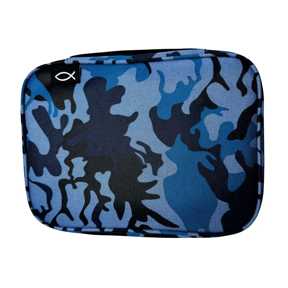 fontis-geschenke-bibeltasche-ichthys-xl-blau-nylon-16x23-cm image 1