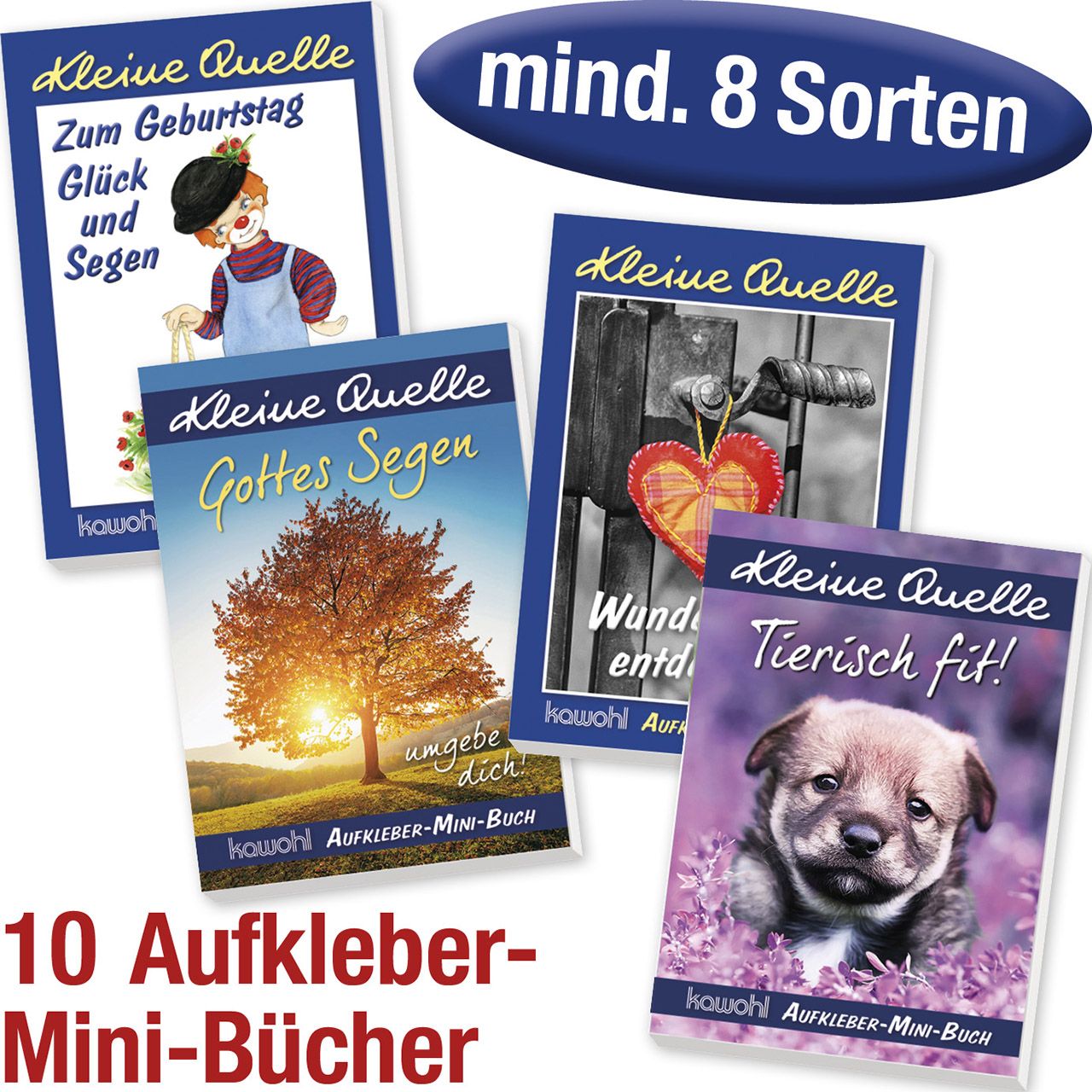 fontis-b-cher-aufkleber-mini-b-cher-10er-set-kleine-quelle image 1