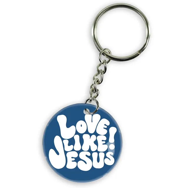 fontis-geschenke-love-like-jesus-schl-sselanh-nger-edelstahl image 1