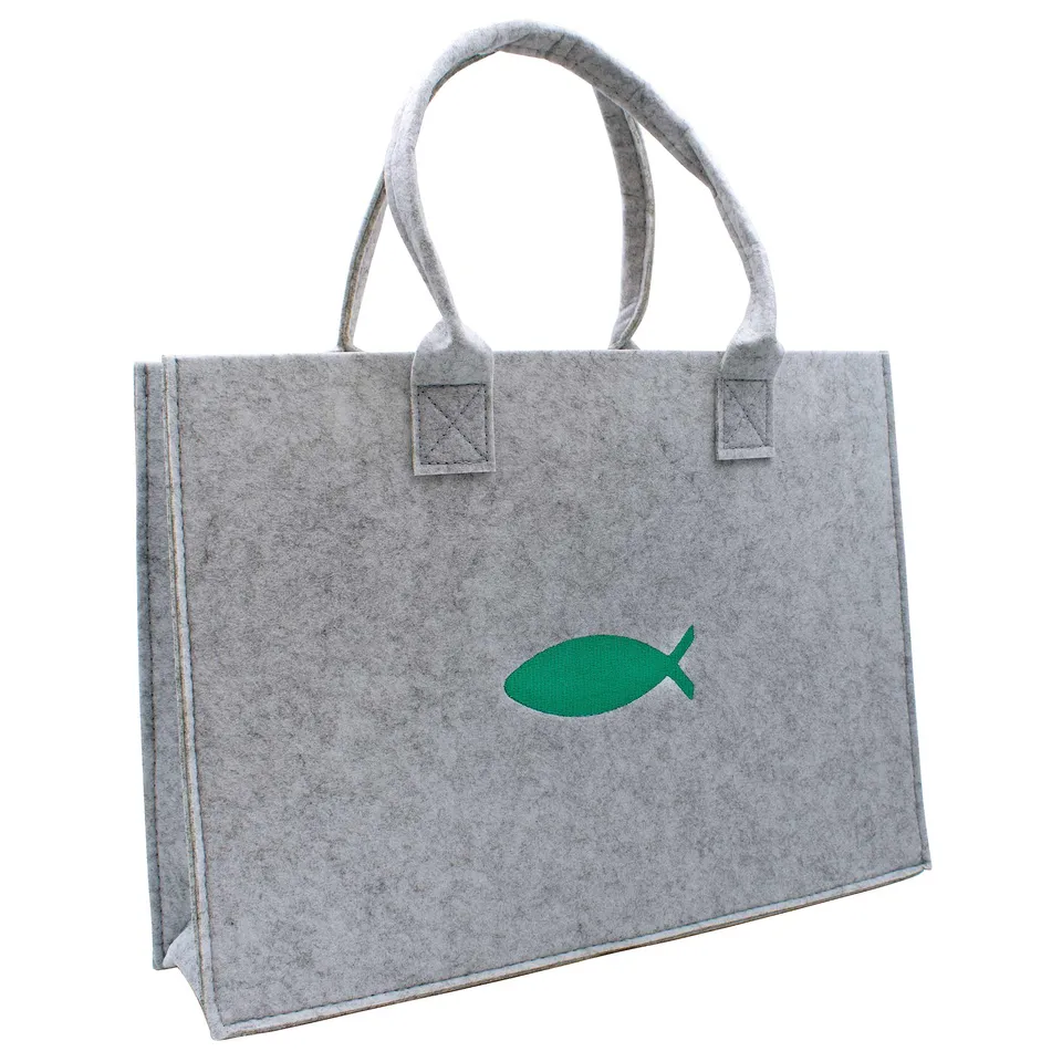 fontis-ichtys-filztasche-hellgrau-bestickt-42x30x12-cm image 1