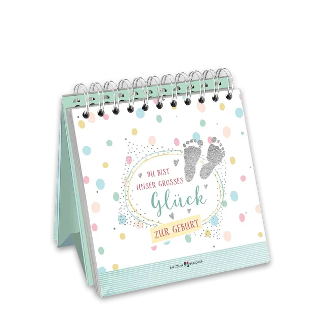 bonifatiuswerk-du-bist-unser-grosses-gl-ck-babybuch-mit-meilensteinkarten image 1