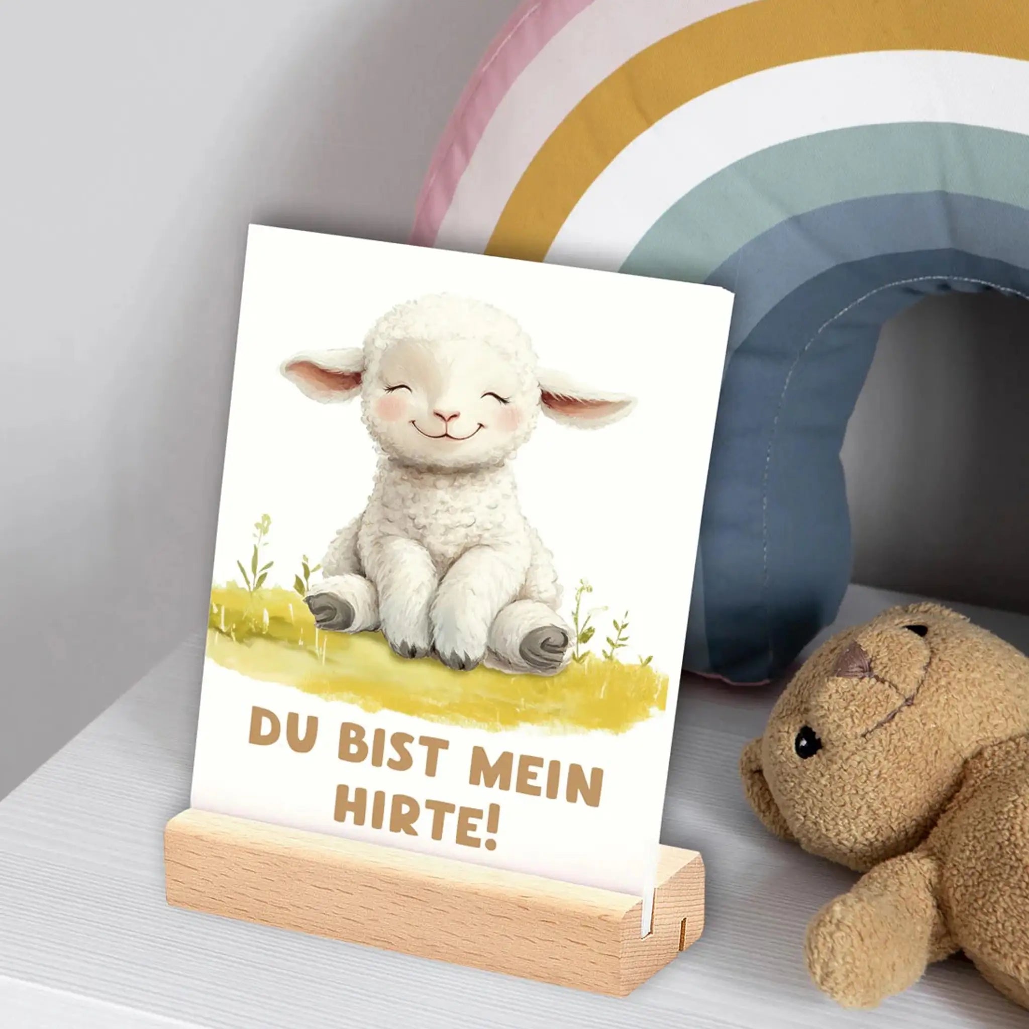 bonifatiuswerk-du-bist-bei-mir-gebetskarten-box-12-karten-holzaufsteller image 2