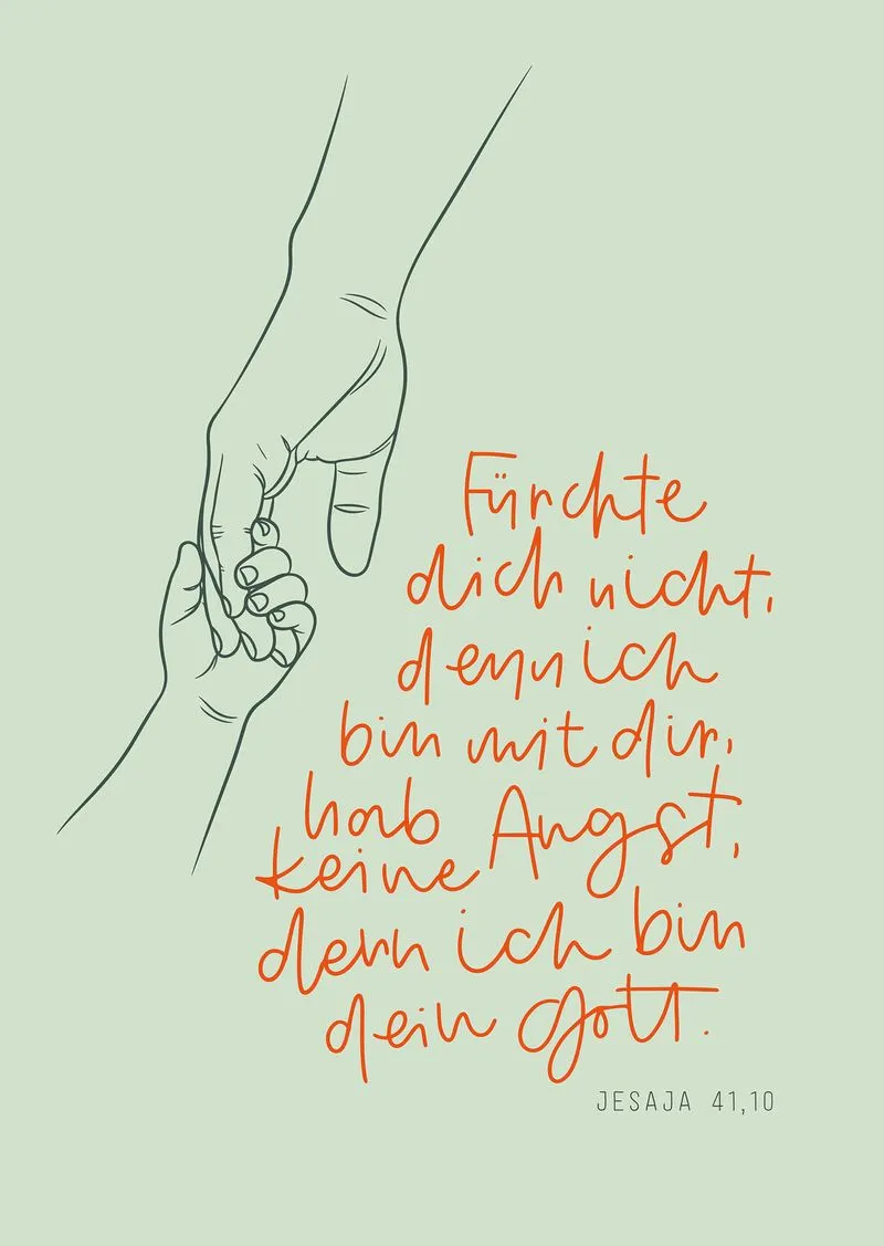fontis-f-rchte-dich-nicht-poster-a3-hellgr-n-hand image 1