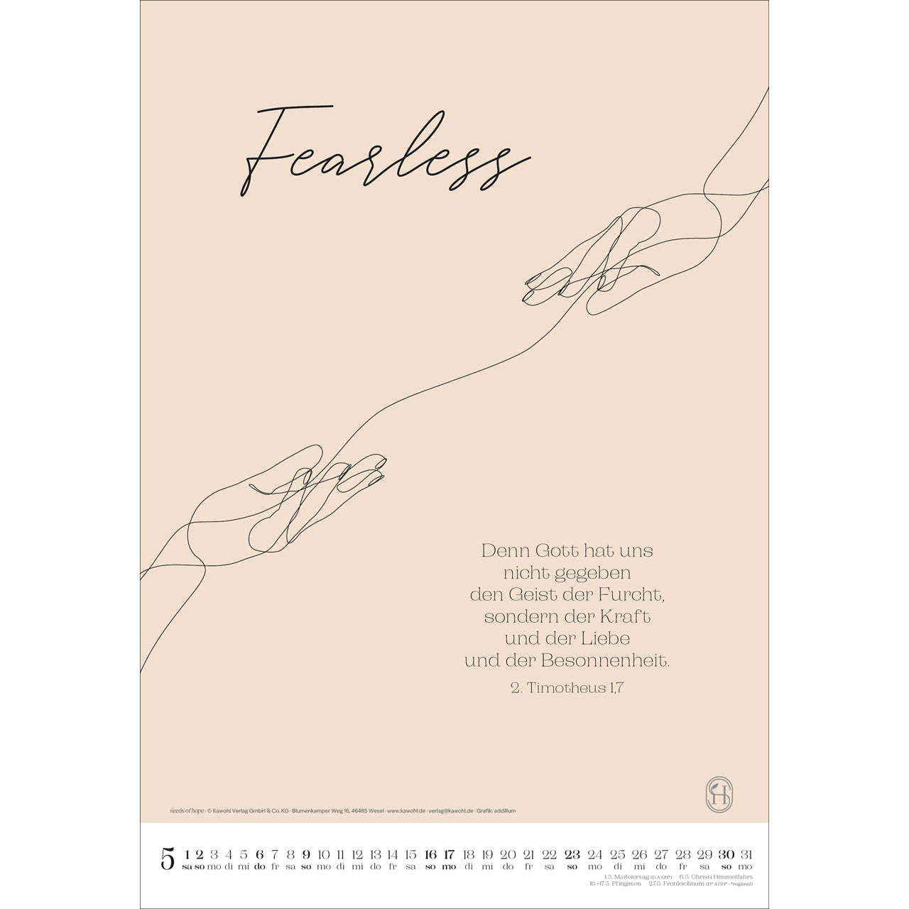 fontis-kalender-wonderfully-created-2027-wandkalender-line-art image 7