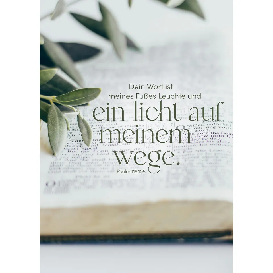 fontis-papeterie-dein-wort-ist-leuchte-postkarten-4er-11x15-cm image 1
