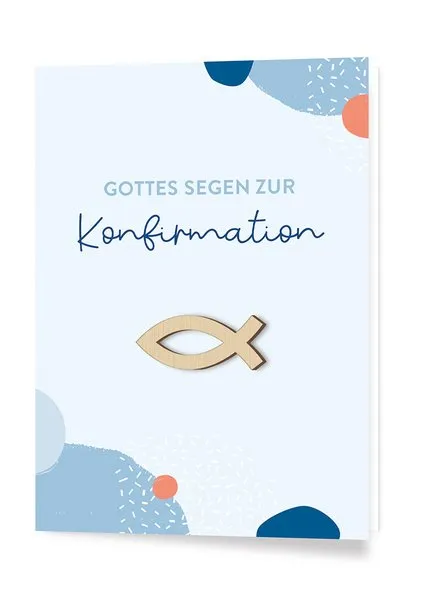fontis-papeterie-gottes-segen-konfirmation-faltkarte-holzapplikation image 1