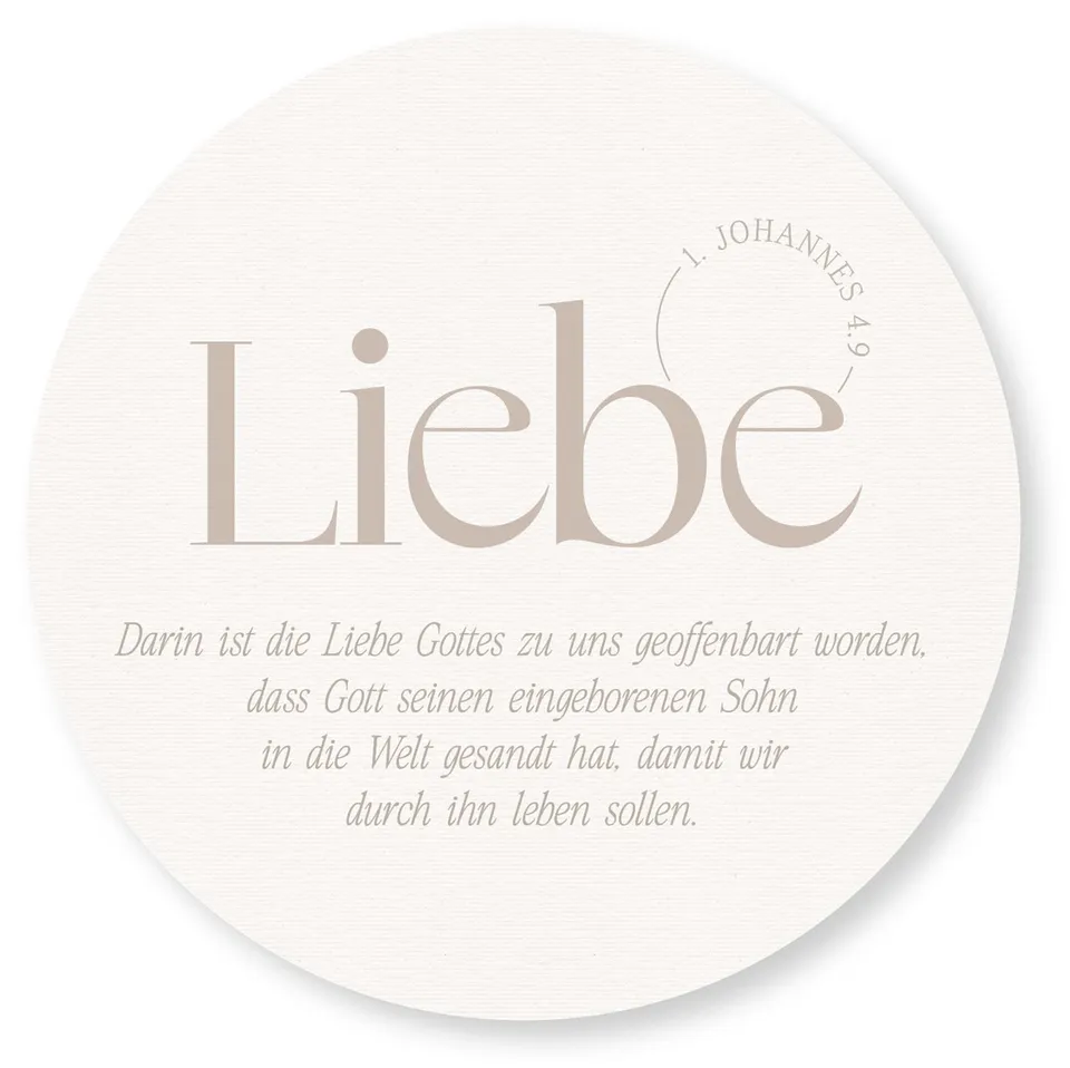 liebe-wandschmuckbild-gro-rund-40-cm-1-johannes-4-9-pastell image 1