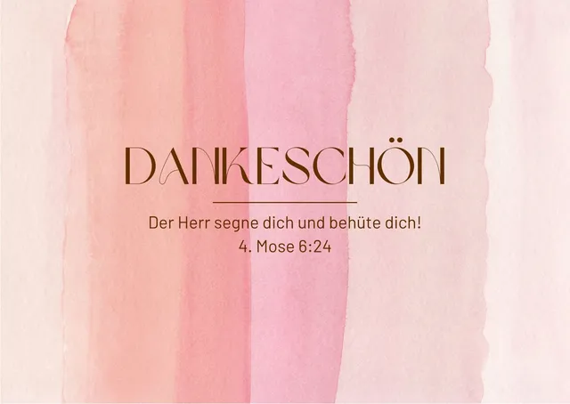 everyday-cards-postkarte-dankesch-n-a6-4-mose-6-24 image 1