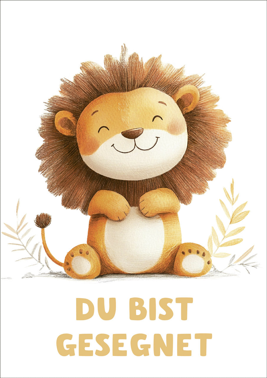 fontis-papeterie-du-bist-gesegnet-poster-a4-l-we-kinder image 1