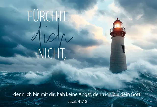 fontis-papeterie-f-rchte-dich-nicht-poster-a3-leuchtturm-jahreslosung-2027 image 1