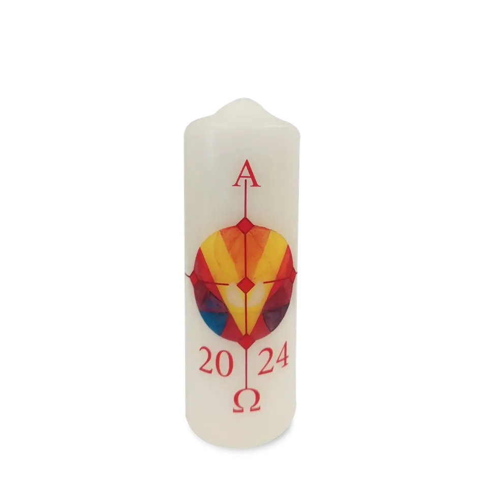 bonifatiuswerk-das-erkennen-kerze-5x15-cm-motiv image 1