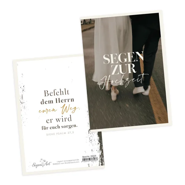 fontis-papeterie-segen-zur-hochzeit-doppelkarte-hochzeit image 1