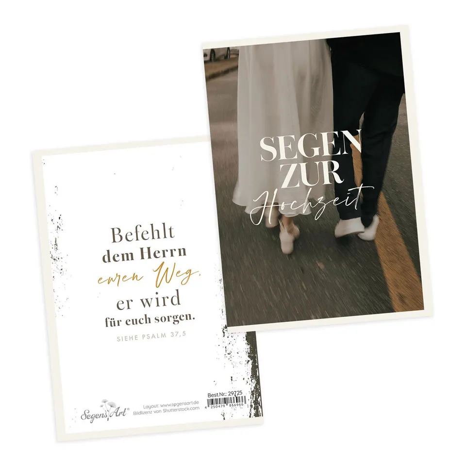 fontis-papeterie-segen-zur-hochzeit-doppelkarte-hochzeit image 1