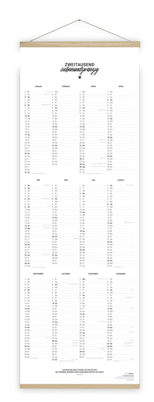 fontis-kalender-zweitausendsiebenundzwanzig-posterkalender-2027-bibelvers image 1
