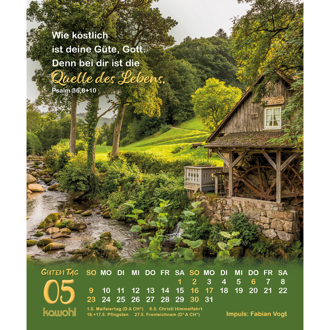 fontis-kalender-guten-tag-2027-postkartenkalender-impulse-14x16-cm image 8
