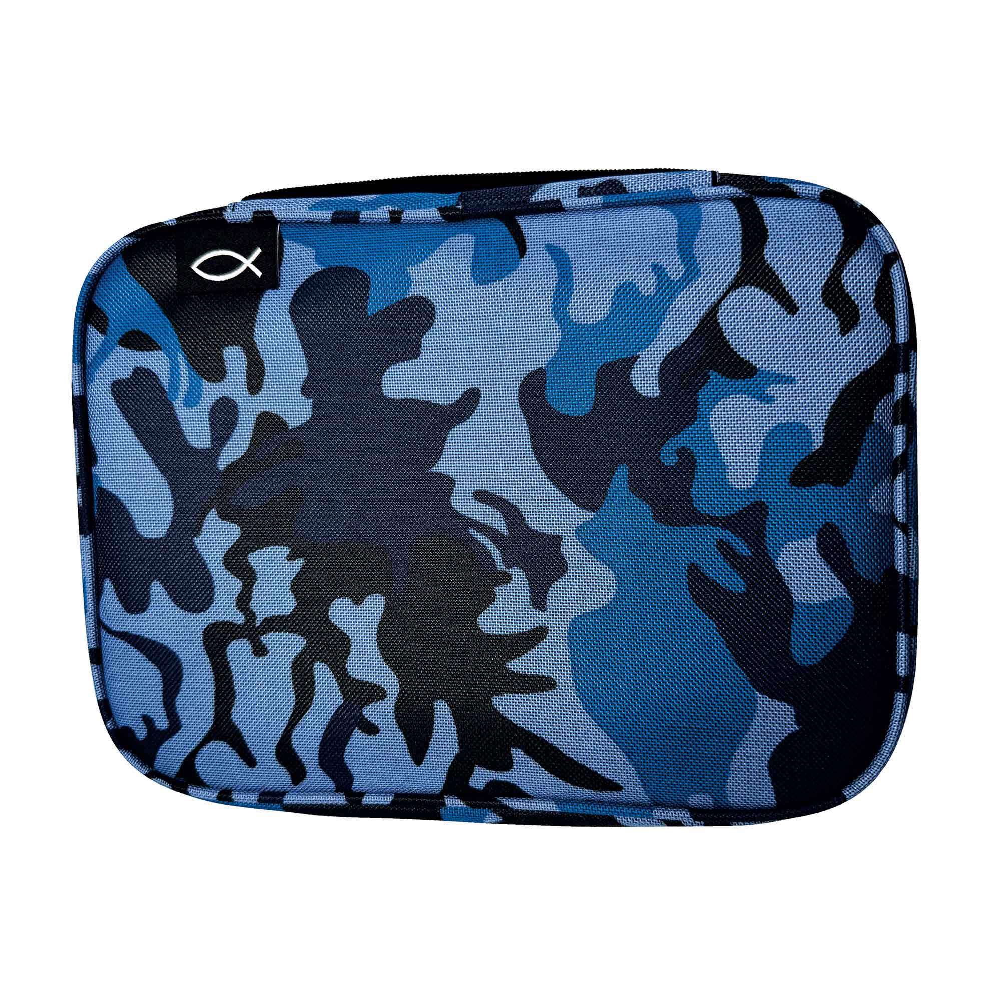 fontis-geschenke-bibeltasche-ichthys-xl-blau-nylon-16x23-cm image 1