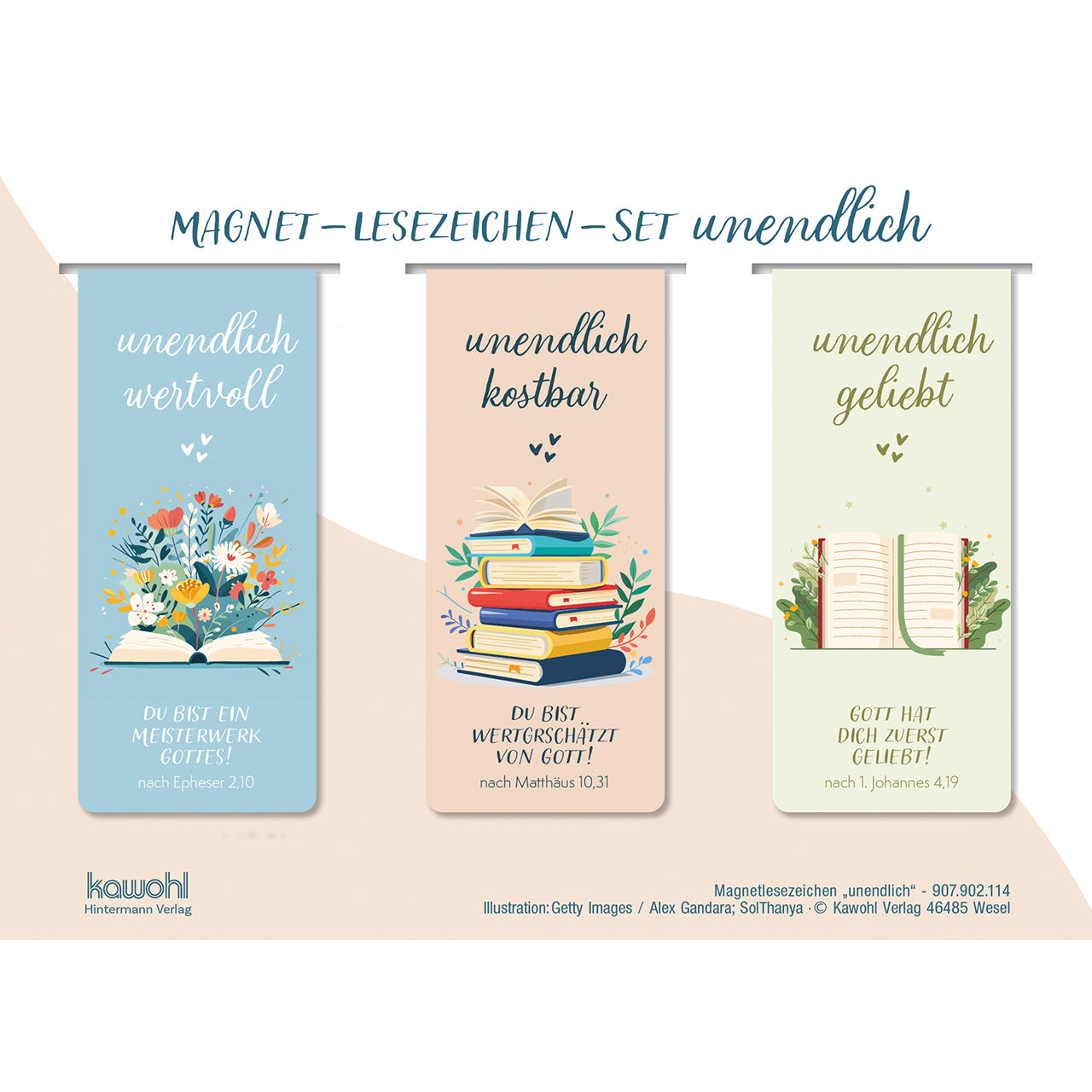 fontis-geschenke-unendlich-magnet-lesezeichen-set-3-st-ck image 1