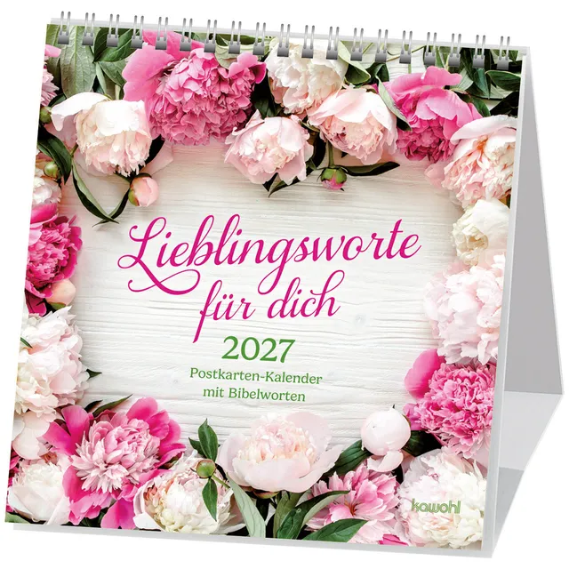 fontis-kalender-lieblingsworte-f-r-dich-2027-postkartenkalender image 1