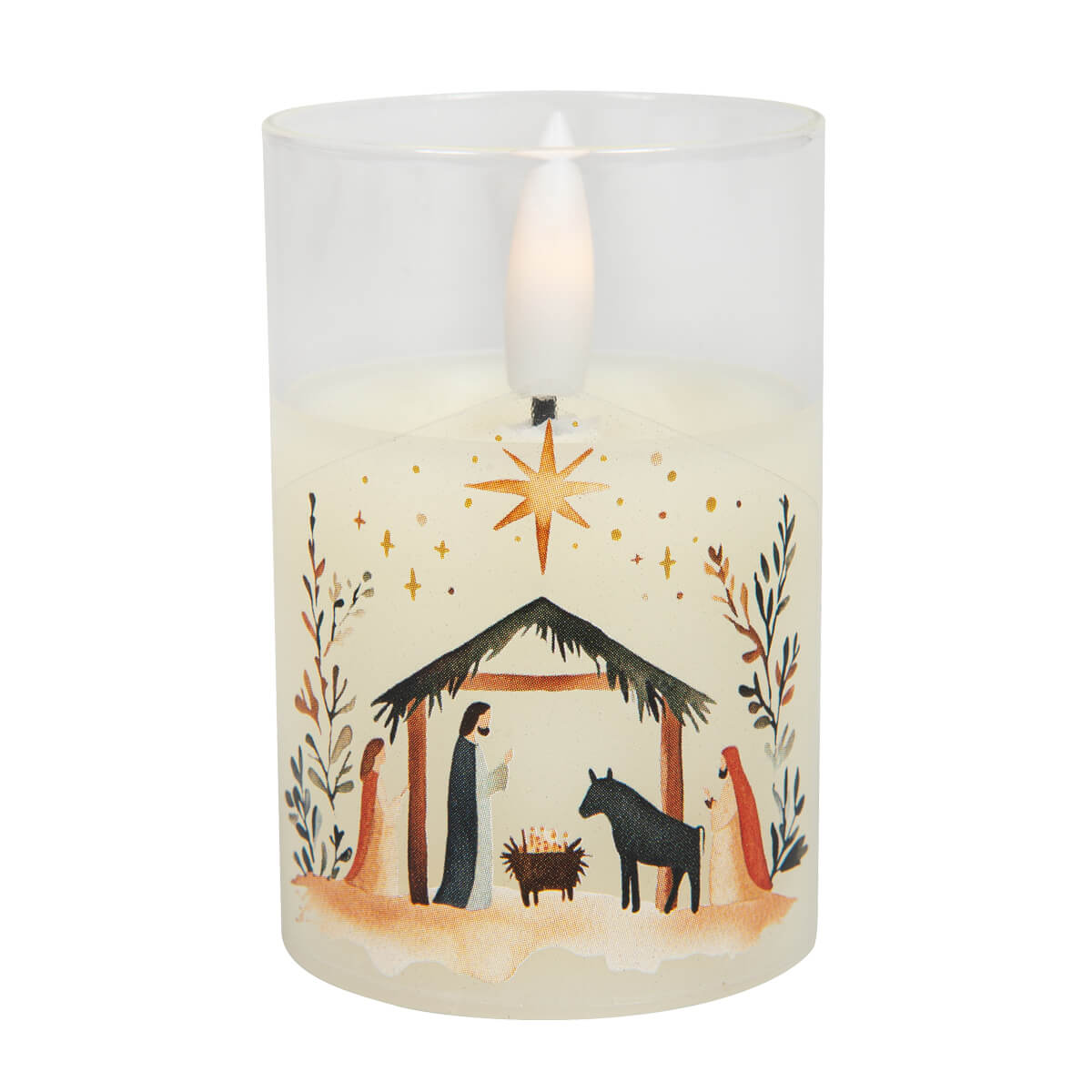fontis-geschenke-krippe-led-kerze-windlichtglas-7-5-cm image 1