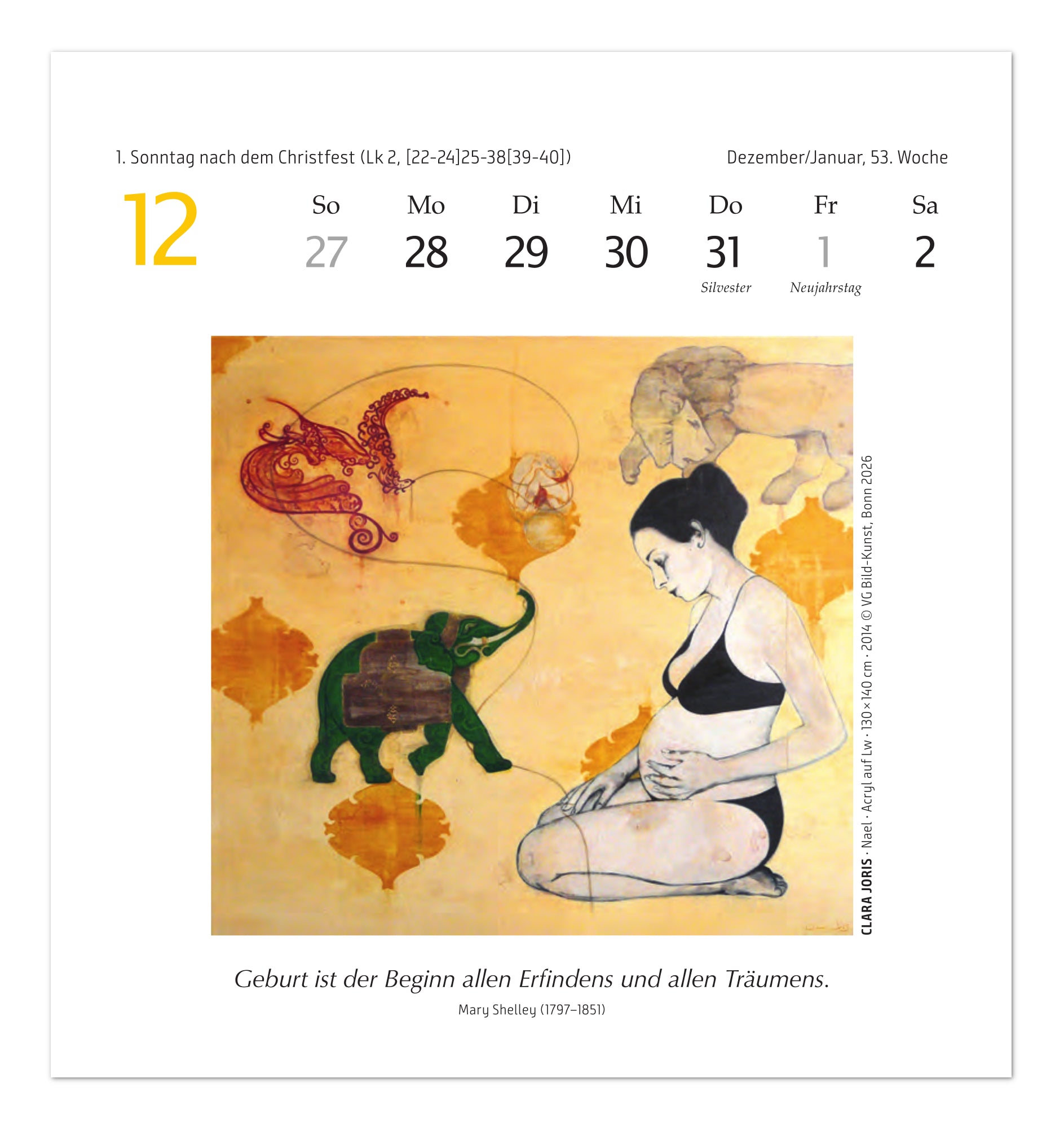 frauen-kalender-2027-wochen-aufstellkalender-bilder-postkarten image 2