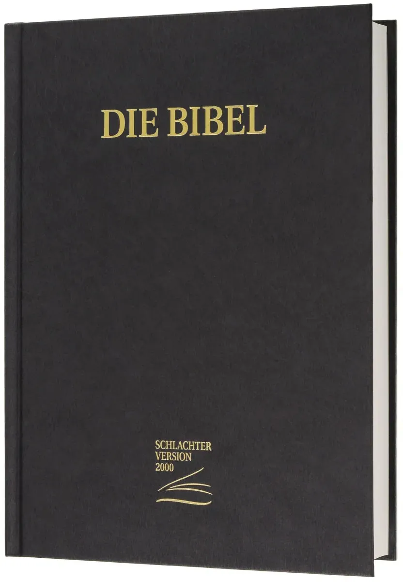 schlachter-bibel-2000-gro-druckausgabe-bibel-hardcover-schwarz image 1