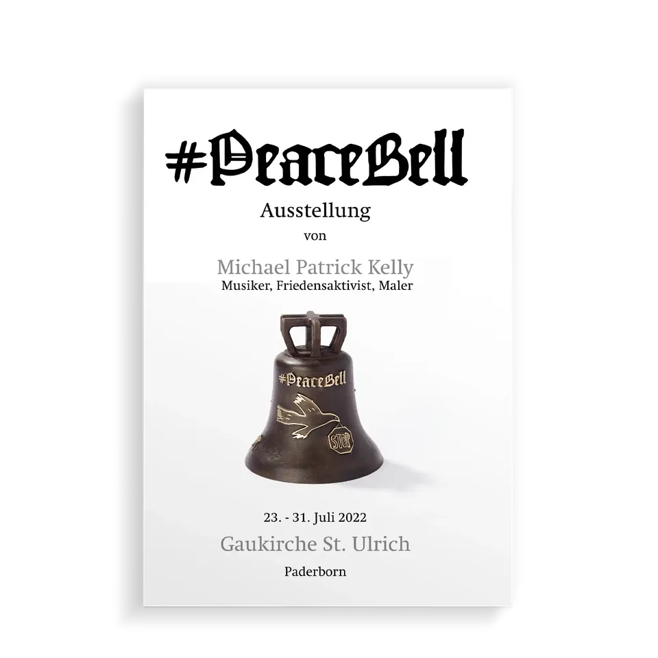 bonifatiuswerk-peacebell-michael-patrick-kelly-ausstellungskatalog-a4 image 1