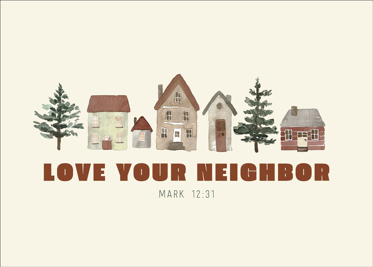 fontis-love-your-neighbor-postkarte-beige-markus-12-31 image 1