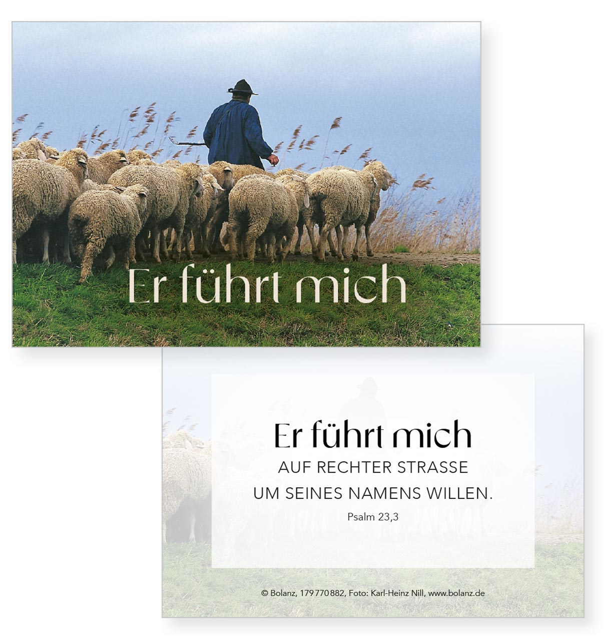 fontis-der-herr-ist-mein-hirte-neujahrslose-100-k-rtchen image 3