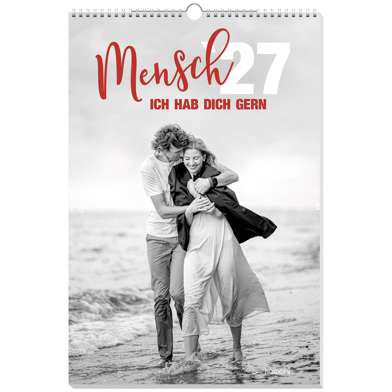fontis-kalender-mensch-ich-hab-dich-gern-2027-wandkalender-s-w image 1