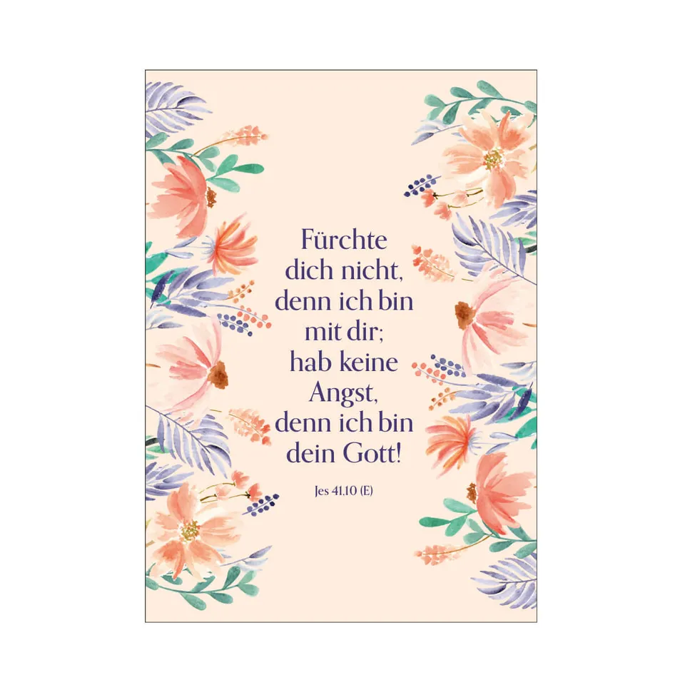 fontis-papeterie-f-rchte-dich-nicht-postkarte-jahreslosung-2027-sonnenhut image 1