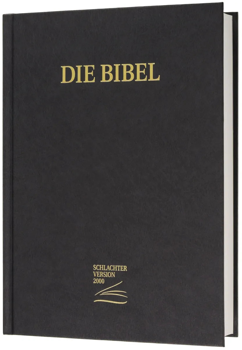 schlachter-bibel-2000-gro-druckausgabe-bibel-hardcover-schwarz image 1