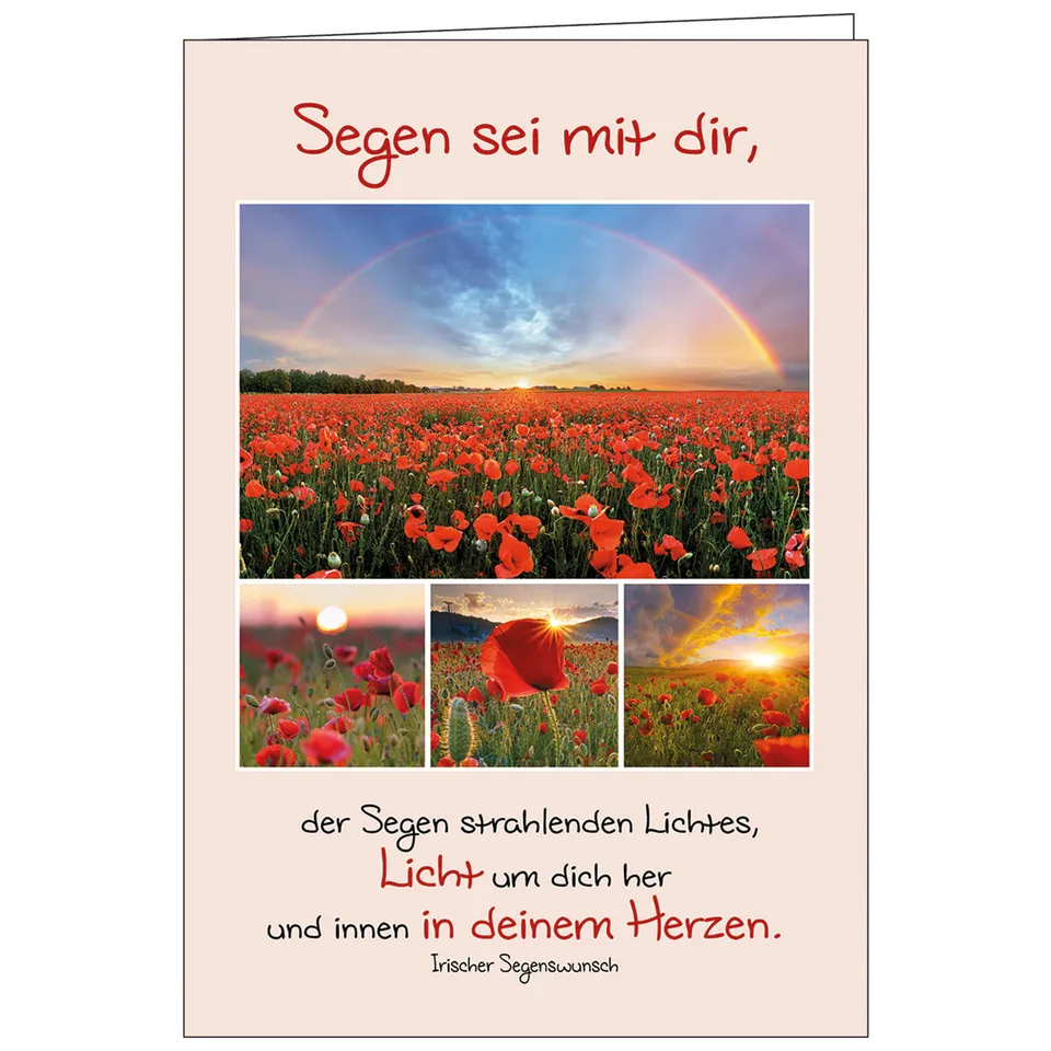 fontis-papeterie-segen-sei-mit-dir-faltkarte-mit-umschlag image 1