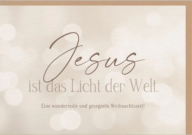 fontis-papeterie-jesus-ist-das-licht-der-welt-faltkarte-weihnachten image 1