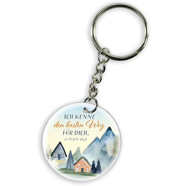 fontis-geschenke-ich-kenne-den-besten-weg-schl-sselanh-nger-edelstahl image 1