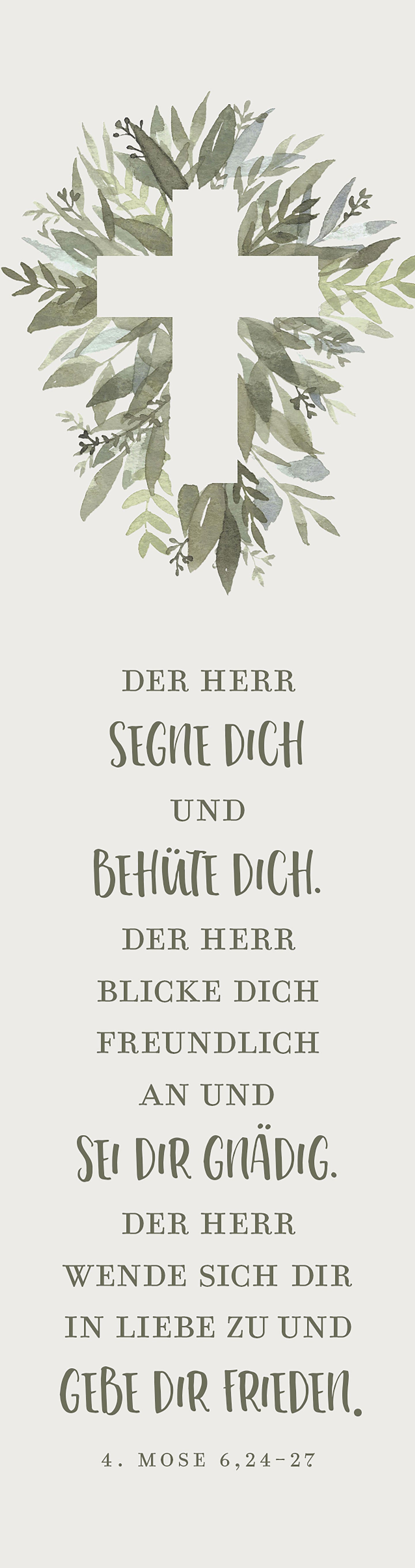 fontis-papeterie-der-herr-segne-dich-lesezeichen-5x20-cm-segen image 1