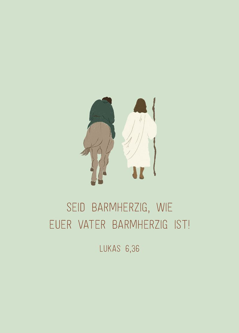 fontis-papeterie-barmherzigkeit-leben-postkarte-lukas-6-36 image 1