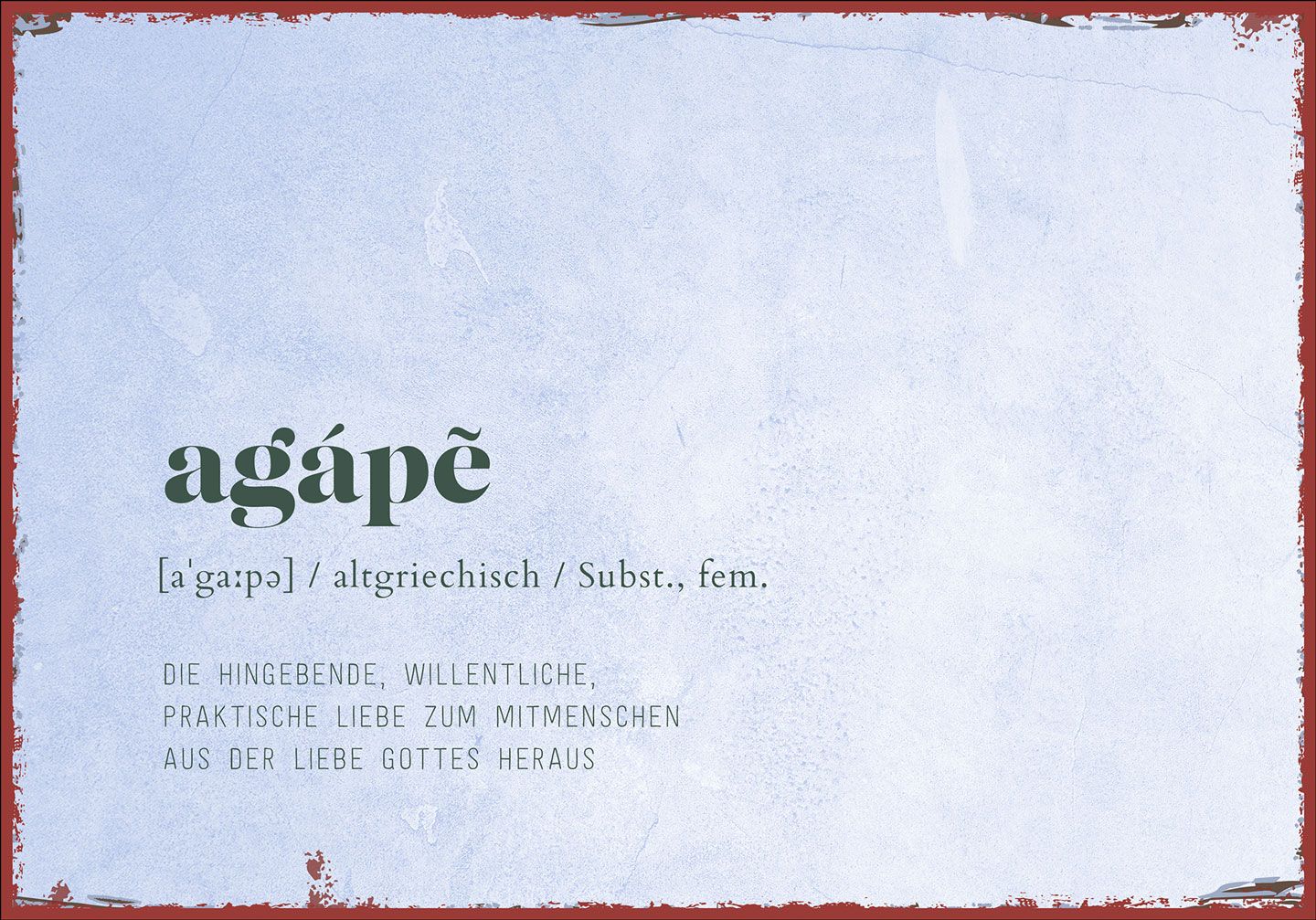 fontis-geschenke-agape-metallschild-liebe-gottes-27x19-cm image 1