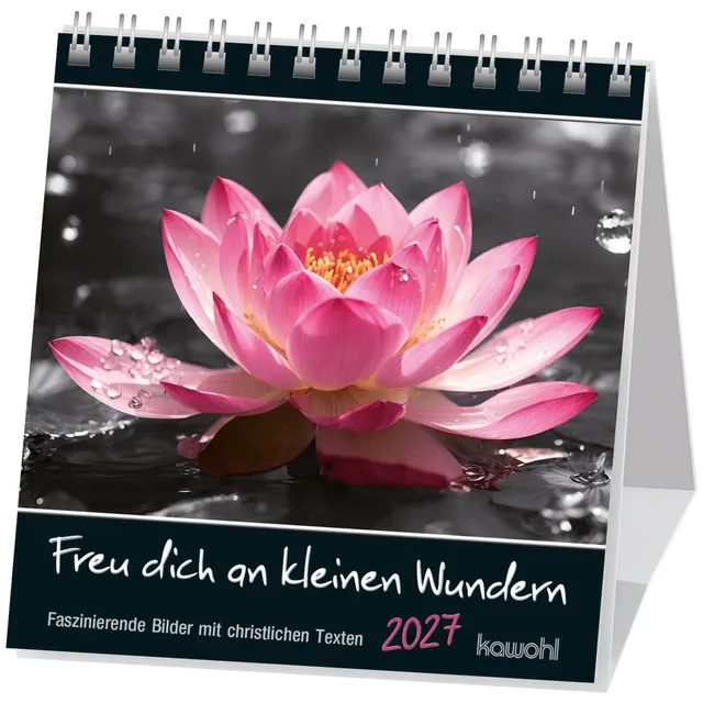 fontis-kalender-freu-dich-an-kleinen-wundern-2027-aufstellkalender image 1