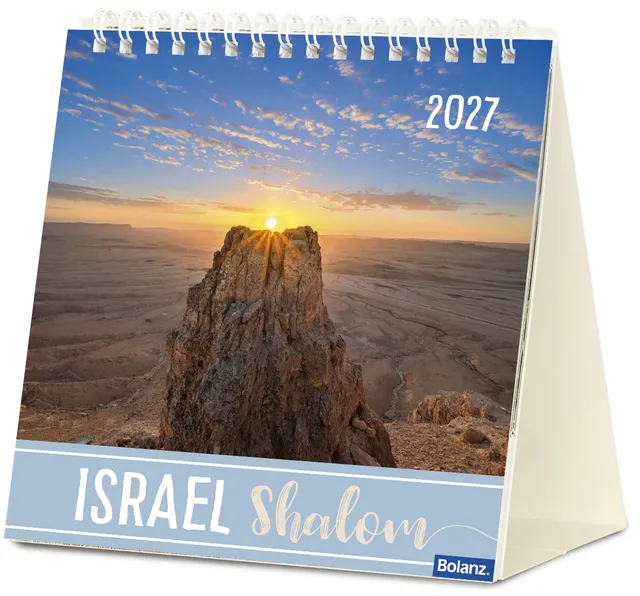 fontis-israel-shalom-2027-tischkalender-aufsteller-spiralbindung image 1