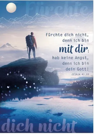 f-rchte-dich-nicht-poster-a3-motiv-wanderer-jahreslosung-2027 image 1
