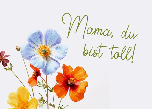 segensart-mama-du-bist-toll-mini-karte-muttertag image 1