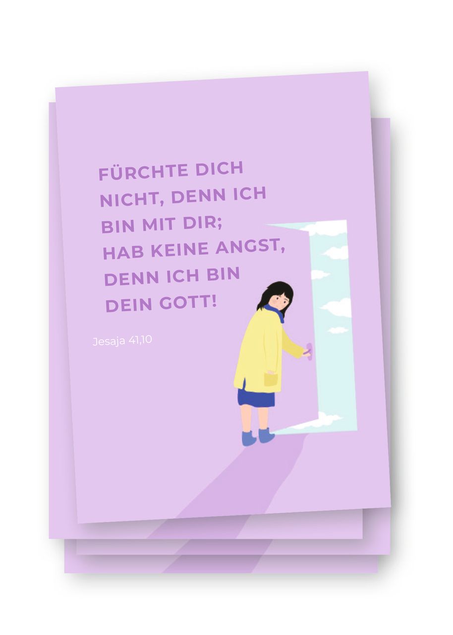 fontis-f-rchte-dich-nicht-postkarten-10er-set-jahreslosung-2027 image 1