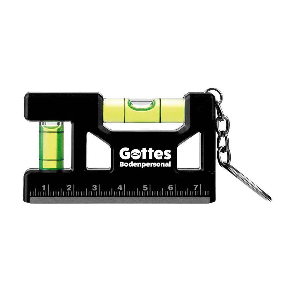 fontis-gottes-bodenpersonal-schl-sselanh-nger-wasserwaage-schwarz image 1