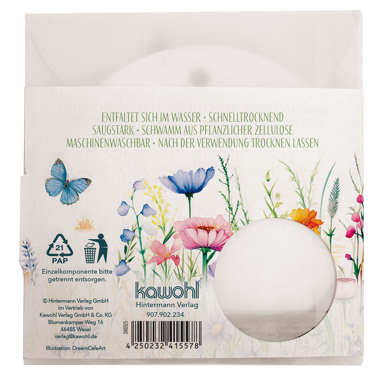 fontis-geschenke-du-bist-ein-geschenk-pop-up-schwamm-10-cm image 4