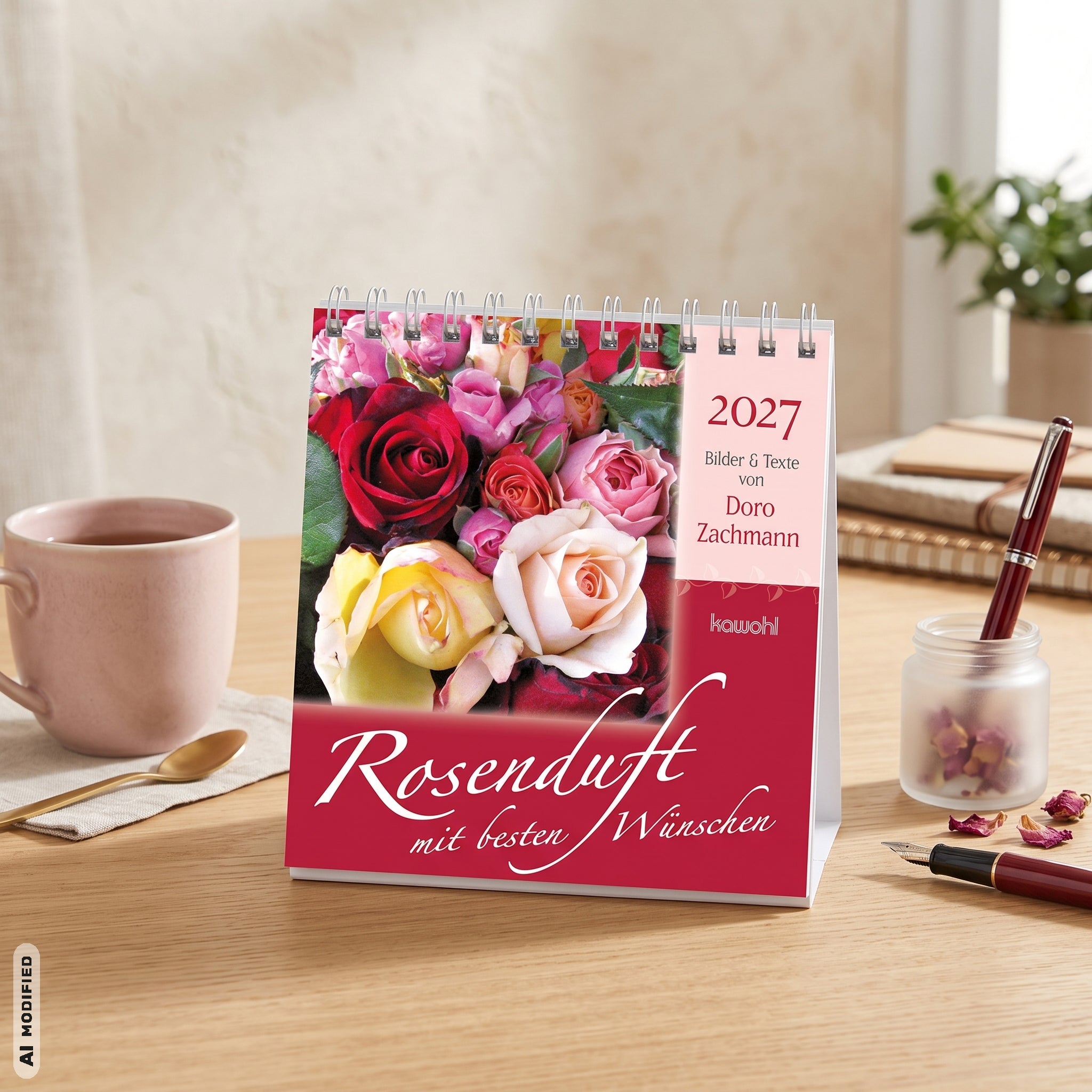 fontis-kalender-rosenduft-mit-besten-w-nschen-2027-aufsteller image 2